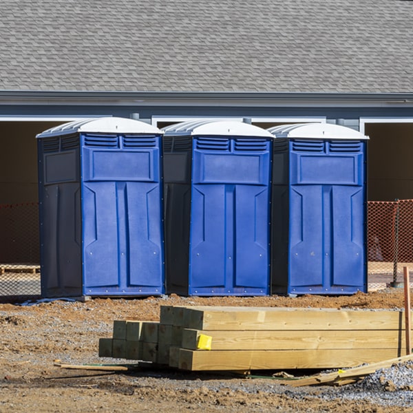 how can i report damages or issues with the portable restrooms during my rental period in Drayden MD